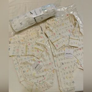 PEHR Bundle: Onesie “ABC” | 3 - 6 mo. Romper “ABC” | 0 - 3 mo
Swaddle “ABC”